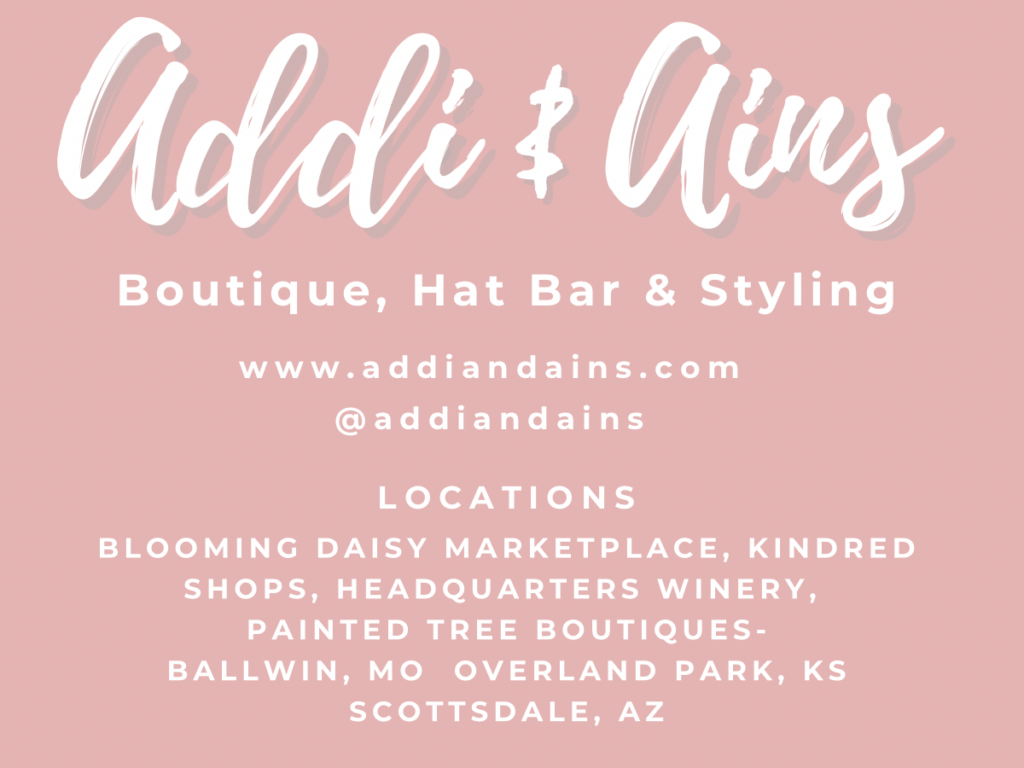 Addi and Ains Boutique Styling Ad
